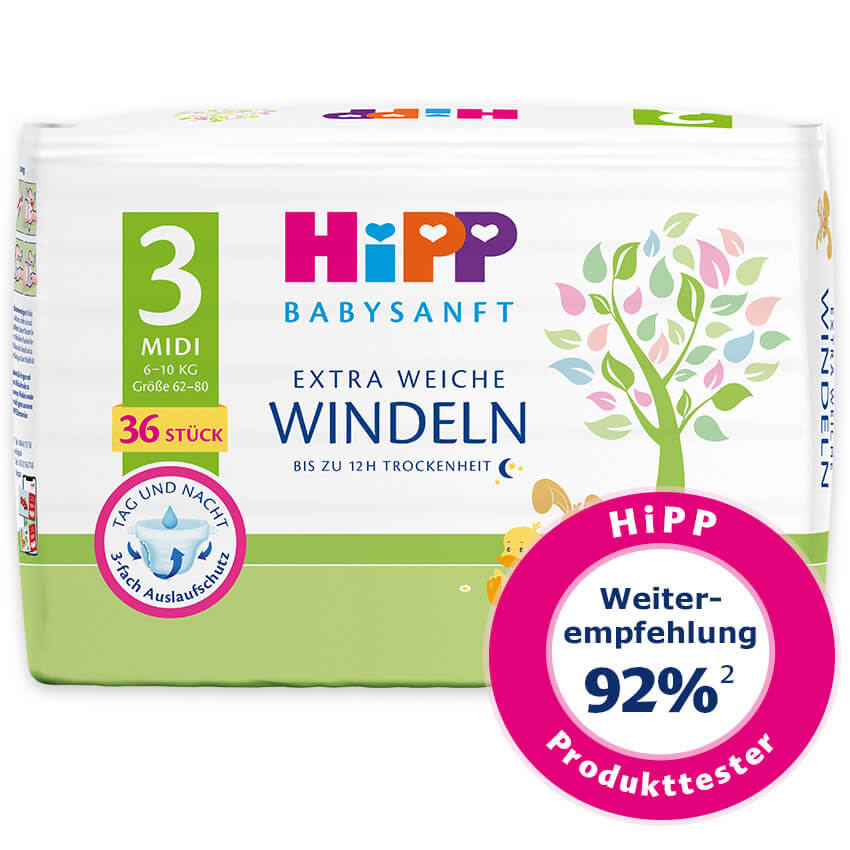 Windeln für Babys & Neugeborene » HiPP Babysanft Windeln | HiPP